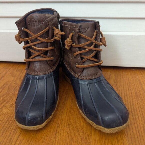 Kids Sperry Duck Boots Size 1 - Picture 1 of 5